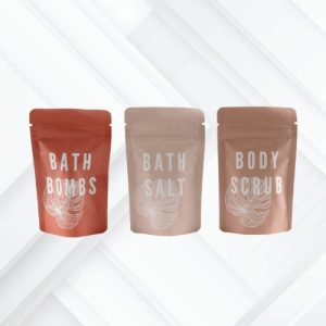 Inhoud verwensets: Bath Bombs, Bath Salt & Body Scrub