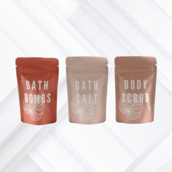 Inhoud verwensets: Bath Bombs, Bath Salt & Body Scrub